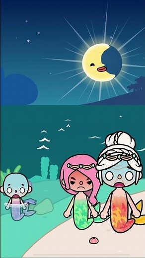 Mermaid Sad Story#shorts #tocaboca #tocalifeworld