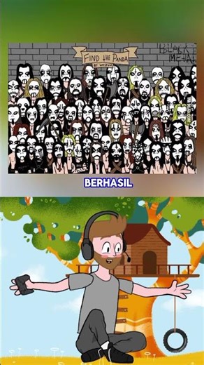 find the panda #unik #onepiece #onepiece #lukisdi #funny #animasulucu #games #cartoon #animation