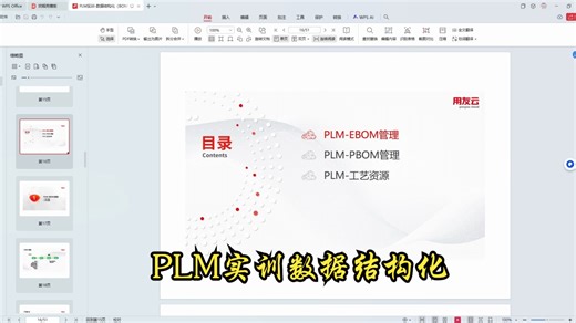 PLM实训数据结构化