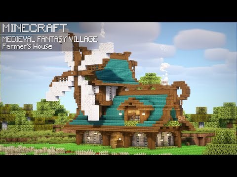 How to build a Windmill | Medieval Fantasy Village | Minecraft Tutorial