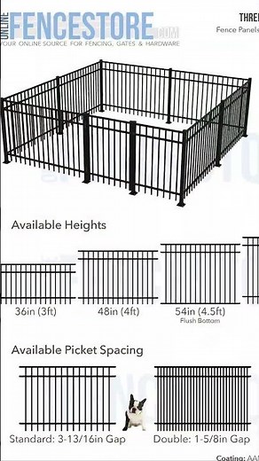 Aluminum Pet Pens for small to large pets. #aluminumfence #diy #home #backyard
