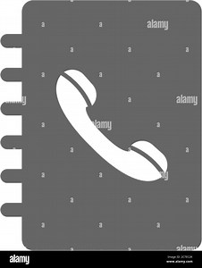 Phone book icon logo vector template illustration Stock Vector Image & Art - Alamy