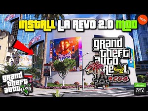 How to install LA Revo 2.0 Mod In GTA 5 || GTA V Real California Mod😍|| Updated 2025....!!