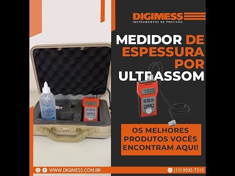 COMO UTILIZAR O MEDIDOR DE ESPESSURA POR ULTRASSOM!