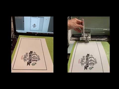 Cricut PRINT THEN CUT Cards for Cricut Newbies