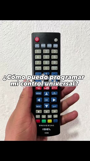 Cómo programar un control universal fácilmente