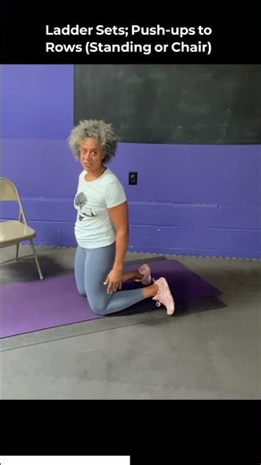 Push-Up to Row Ladder: Find Your Version