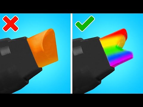 Einfache Ideen zum Zeichnen, die jeder machen kann. Coole Malerei Tricks und Zeichnung Hacks