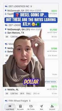 Here’s what the DAT load board looks like leaving ATL right now… 👀🚛