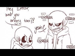 Error Sans Angry ( Undertale Comic Dub)