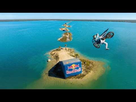 A Supercross Track But Every Jump Is Over Water