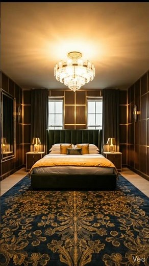 Luxury Art Deco Master Bedroom Makeover | Dramatic & Glamorous Interior Transformation