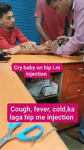 4.1K views · 42 reactions | Very cry baby on hip i.m intramascular injection push #viralreels #tranding #intramuscularinjection #facebookpost #babyinjectionreels. | Randhir Kumar Nu | Facebook