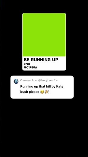 Running up that hill by Kate Bush (comment what you want me to do next)