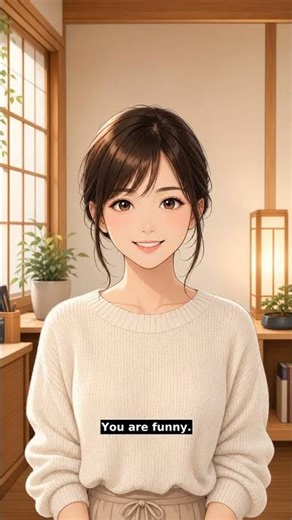 You are funny in Japanese with Sakura | 1 Phrase #shorts | Japanese x English