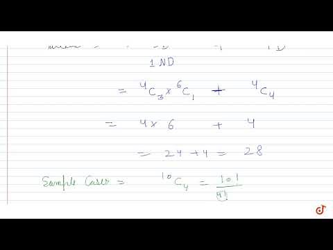 A box contains 4 defective and 6 non defective bulls. Find the probability that atleast 3 bulb...
