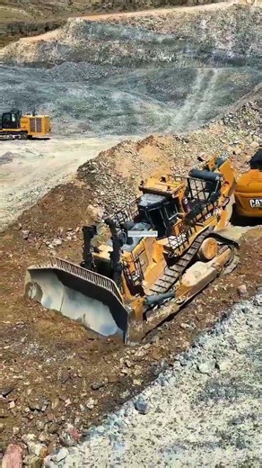 Dozer Moves Mountains Fast! #Caterpillar #Bulldozer #HeavyEquipment