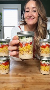 15K views · 105 reactions | By layering the ingredients in jars, this recipe becomes perfect for vegetarian meal prep!  | Live Eat Learn | Facebook