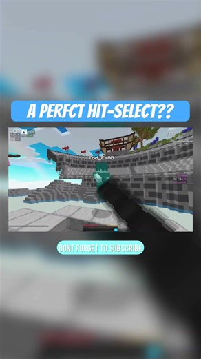 A perfect hit-select??? #shorts #minecraft