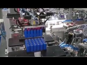 18650 21700 cell pack production line overview