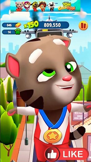 🔥 Talking Tom Gold Run: CHAMPION TOM'S Most HILARIOUS FAILS! 😂 Epic Funny Moments Gameplay! #shorts