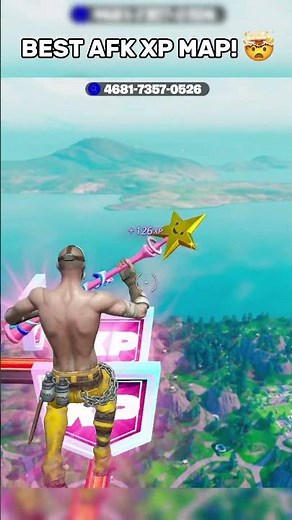 *BEST* LEVEL UP AFK XP Map in FORTNITE! #foryou #fortnite #shorts