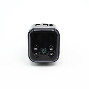 [Hot Item] FM Transmitter Cars Accessories Rainbow LED Charger Car Kit Car MP3 Player