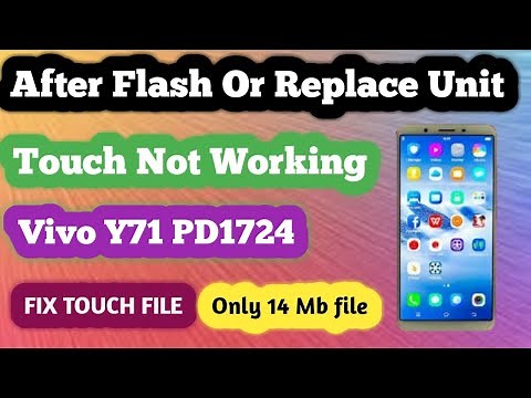 vivo y71 after flash Touch Not Working | Software install kiya Vivo PD1724 ab touch kam Nahe karta