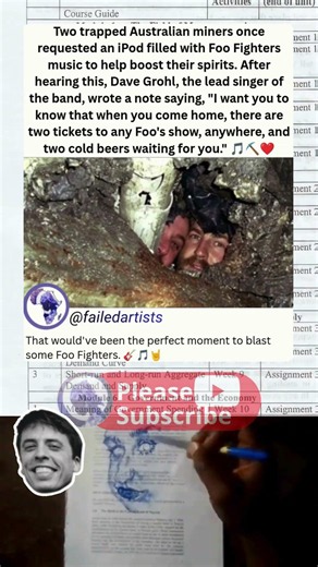 Dave Grohl’s Heartwarming Gift to Trapped Australian Miners ❤️🎵⛏️