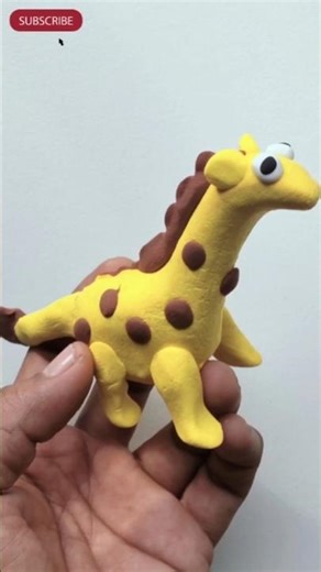 I Made a Giraffe from Clay 🦒 | So Cute