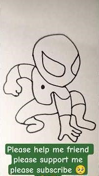 how to draw a spyder man drawing easy and simple l #drawing