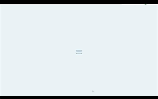 菜单按钮切换效果 | Toggle menu button