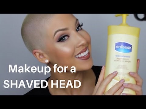 SHAVED HEAD MAKEUP TIPS AND TRICKS//Gabrielle olivia