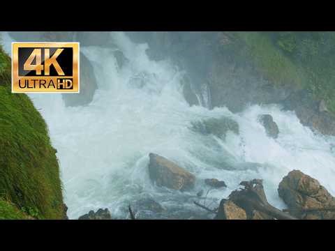 Soothing Relaxing Waterfall Sounds, Brightness dims after 1 hour