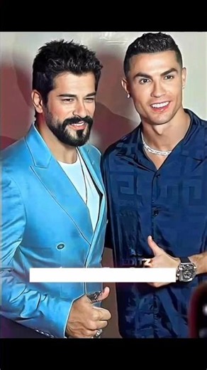 CR7 🤝 Burak Özçivit! Pure Alpha Energy ⚡️ | Burak Özçivit meetup with Ronaldo #cr7 #osman #viral