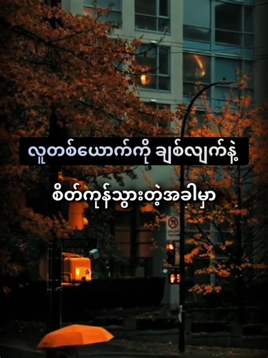‎လူတစ်ယောက်ကို ချစ်လျက်နဲ့ ‎စိတ်ကုန်သွားတဲ့အခါမှာ💭🍂 #relationship #foryou #knowledge #psychology #fyp