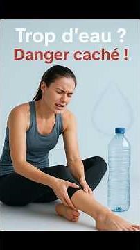 Why can drinking too much water also cause cramps?