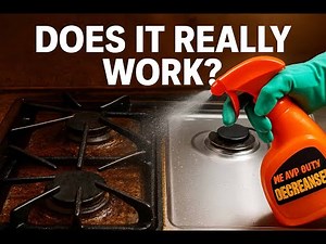 Does Easy Off Heavy Duty Degreaser Live Up to the Hype? Kitchen Cleaning Review!