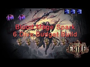 PoE 2 Spark Blood Mage w/ Choir – Budget Build 6 divines doing Max Tier Xesth, King of the Mist 0.4