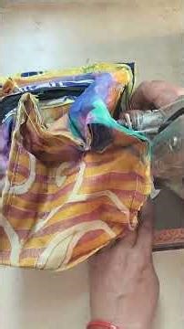 easy DIY organizer from waste cloth #diy #diynstitch #craft #sewing #reuse