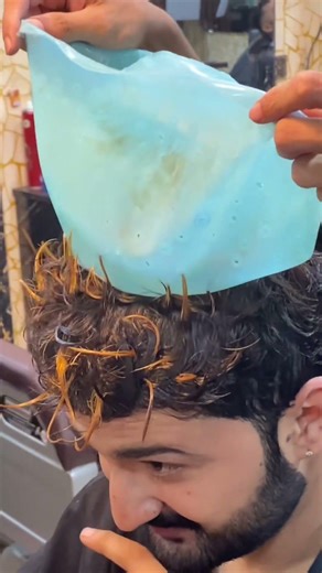 Hair blond highlights
