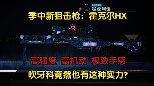不是答辩！兼具强度、打击感和声效的高机动狙击枪：霍克尔HX！内附属性解析&配装推荐！-VVVZQ-VVVZQ-哔哩哔哩视频