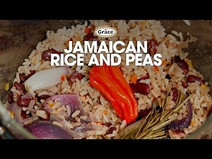 Jamaican Rice & Peas in 35 Minutes | Easy & Authentic Caribbean Recipe with Grace Foods