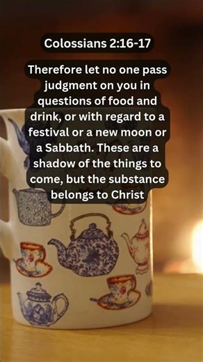 Jesus Saves | Colossians 2:16-17 Daily Bible Verse