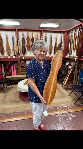 The Dulcimer Shoppe on Instagram: "Feature Dulcimer of the Week: Serenity. Diane went through what we have available and chose this beautiful cherry sycamore McSpadden with a Galax back. She named it Serenity. The wood grain is amazing! “I named this dulcimer Serenity because music brings peace to my soul. As a cancer survivor music is healing and also brings people together. The Galax sound rings the tones out beautifully and fills the air with hope and a better tomorrow.” ~ Diane If you would 