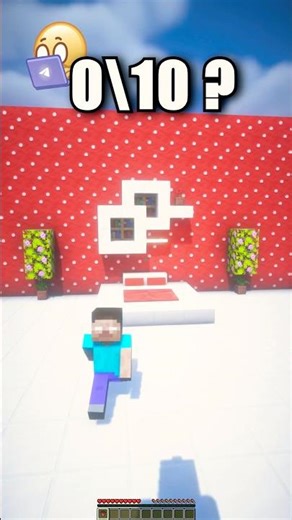 Minecraft Strawberry Bed 🍓🔹 #minecraft #minecraftbuilding