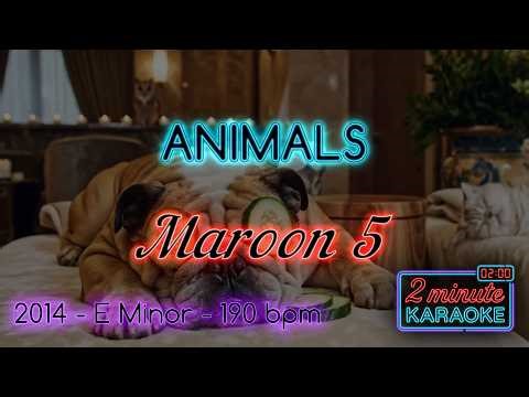 Maroon 5 - Animals (Short Karaoke)