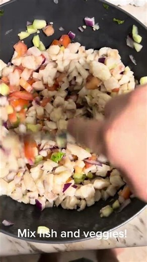 Best Christmas Party Dish 🎄 Redfish Ceviche Recipe (Easy & Fresh!) #easyrecipe #cookingfish