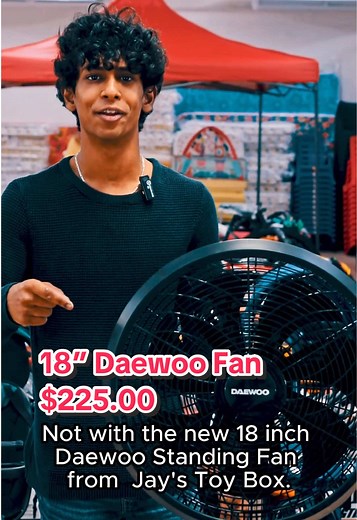 Stay Cool this season with this 18” Daewoo Fan for only $225.00 Send us a direct message to place order now! Head on down to our store to shop the latest toys and much more! 📍Location 52 St. James Street in San Fernando (Opposite Carlton Centre) 🕗 Opening Hours Mondays - Thursdays: 8:30am - 5:00pm Fridays & Saturdays: 8:30am - 5:30pm Sundays: Open until Christmas (Due to change) 🚗 Find us on WAZE! 📱 Contact: (868) 221-9728 WhatsApp: (868) 722-5297 #toys #toystrinidad #toysforkids #toystore #