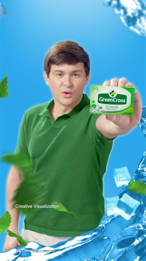 ImFRESHive talaga ang Green Cross Cool Mountain Soap! 💪🏼 Shop Now! ASC Ref. Code: G0042N032725G | Green Cross Philippines